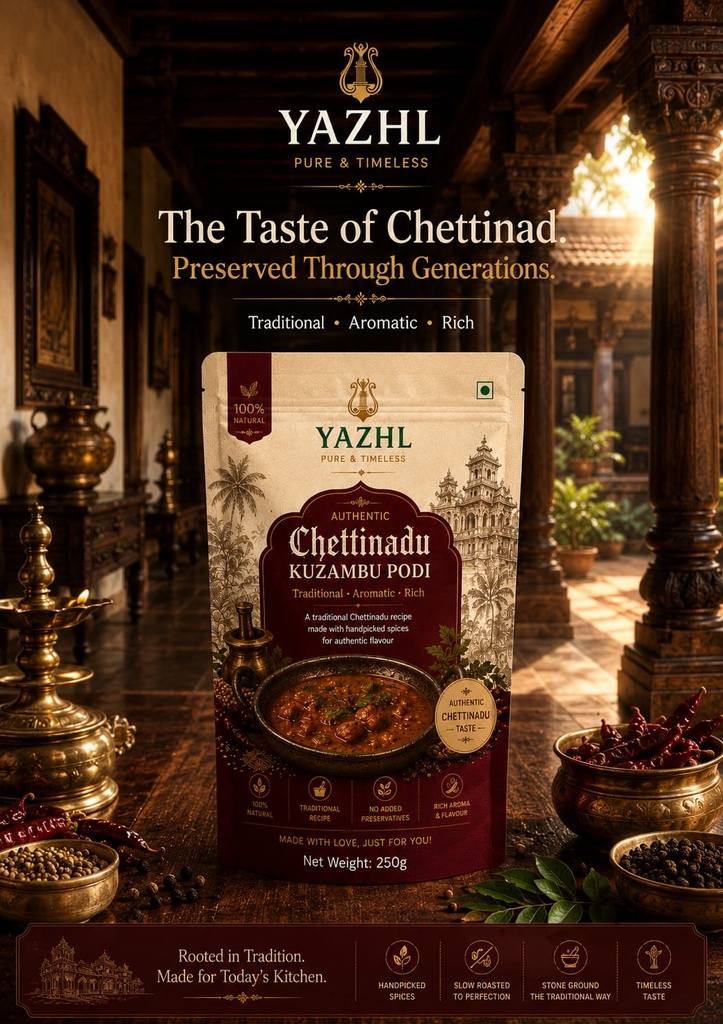 Chettinadu Kuzambu Podi