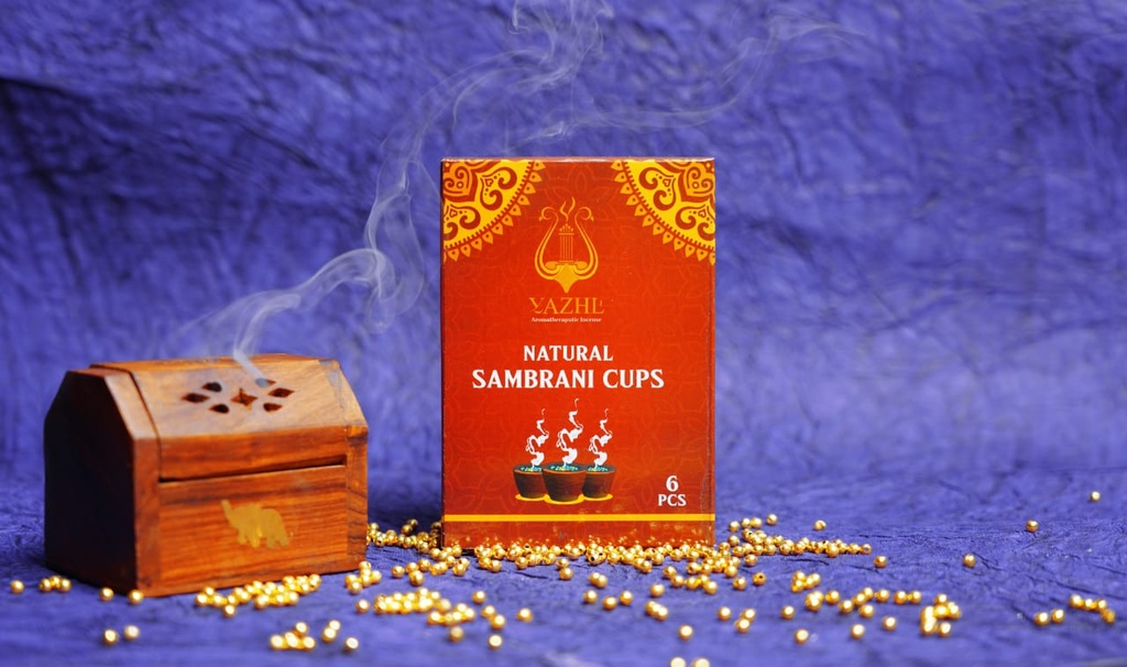 Lavender Cup Sambrani